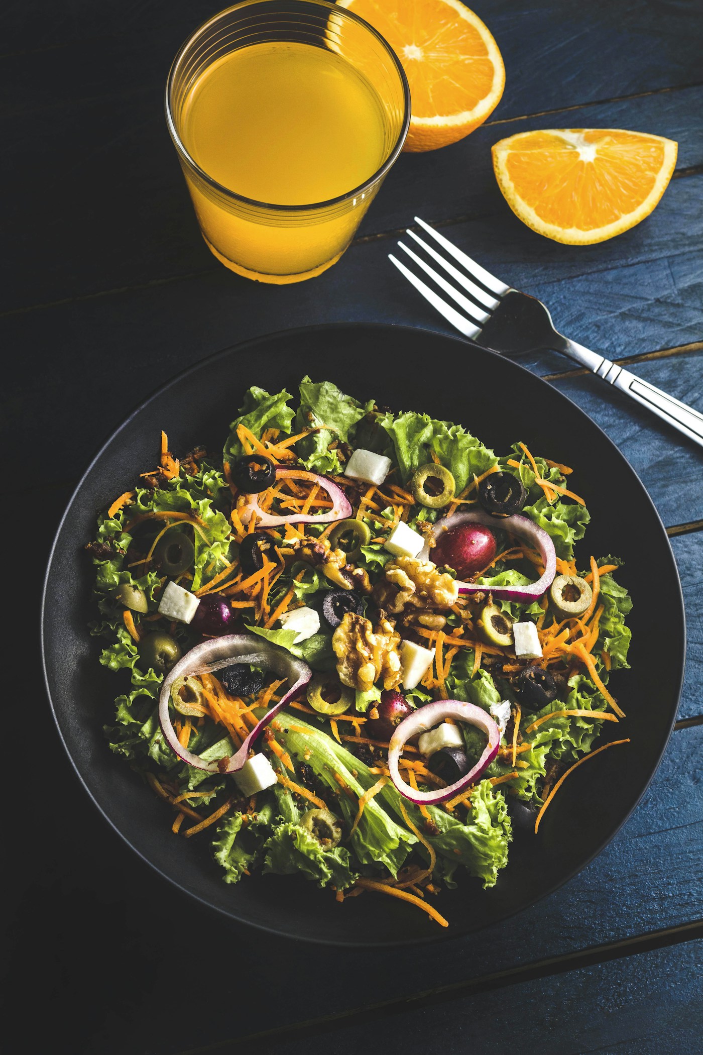 A colourful vegetarian bowl